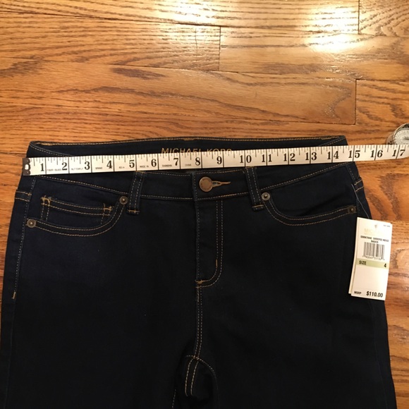 Michael Kors Dark Blue Cropped Jeans - Picture 11 of 11